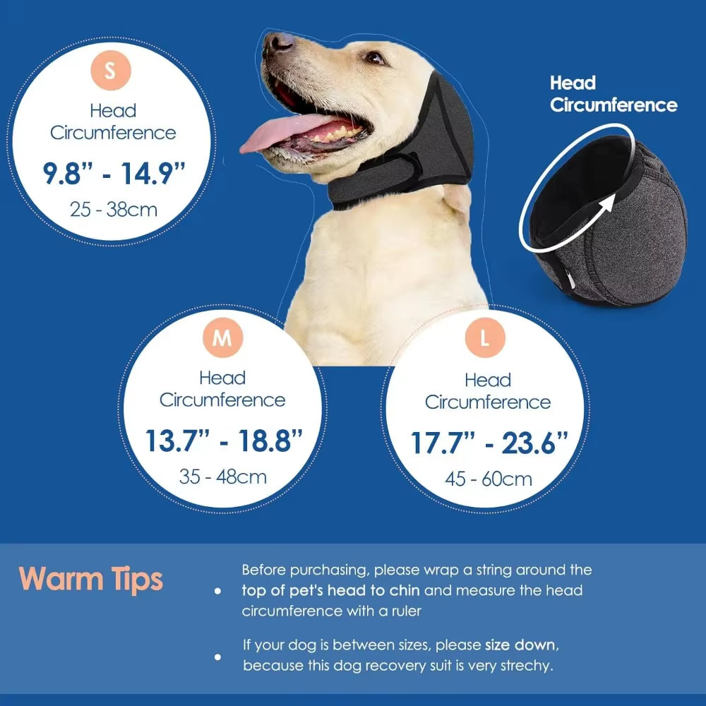 protector para mascotas de ruidos polvo y agua